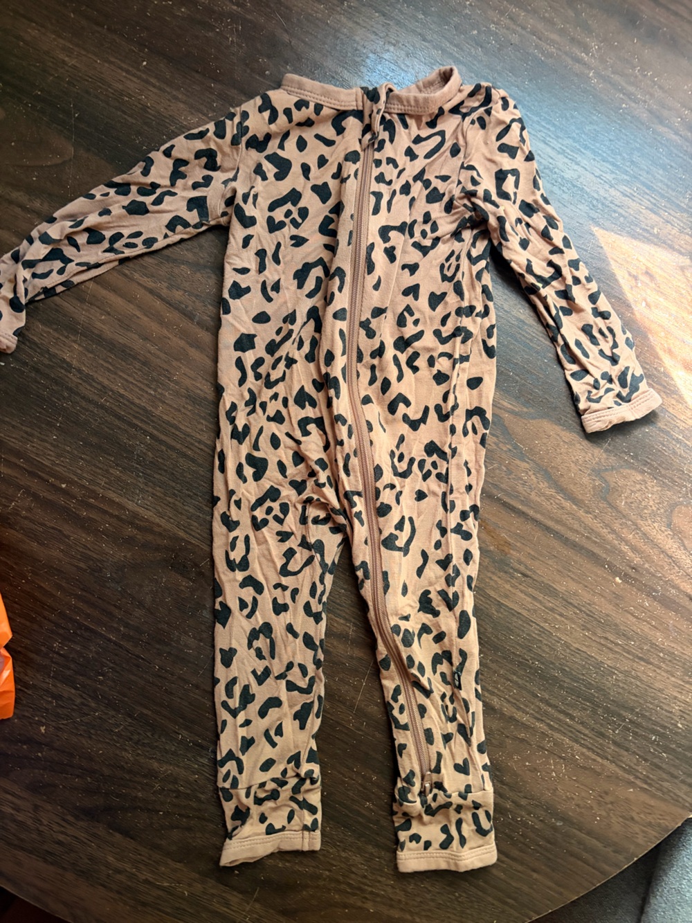 Leopard Print Kyte baby rhomper
